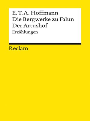 cover image of Die Bergwerke zu Falun. Der Artushof. Erzählungen